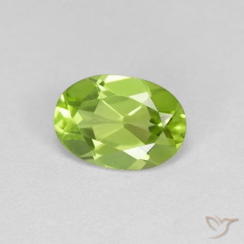 9,17 ctw natürlicher Mittelgrün Peridot, Oval, VS