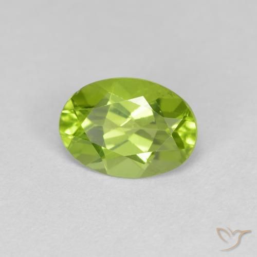 9,17 ctw natürlicher Mittelgrün Peridot, Oval, VS