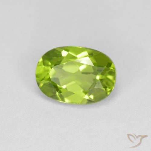 9,17 ctw natürlicher Lebendiges grün Peridot, Oval, VS