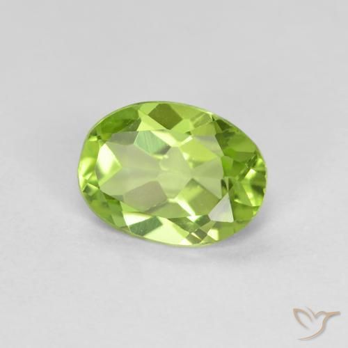 9,17 ctw natürlicher Lebendiges grün Peridot, Oval, VS