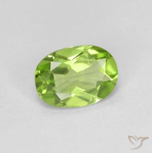 9,17 ctw natürlicher Mittelgrün Peridot, Oval, VS