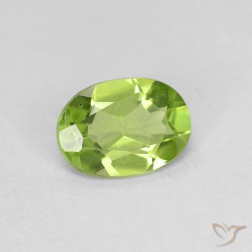 9,17 ctw natürlicher Mittelgrün Peridot, Oval, VS