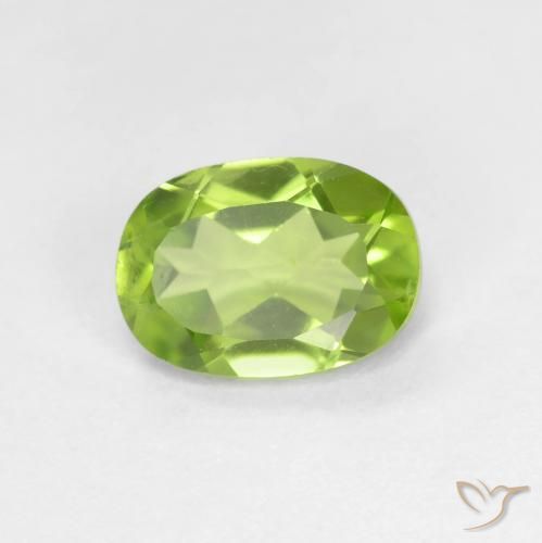 9,17 ctw natürlicher Lebendiges grün Peridot, Oval, VS
