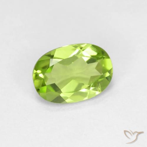 9,17 ctw natürlicher Mittelgrün Peridot, Oval, VS