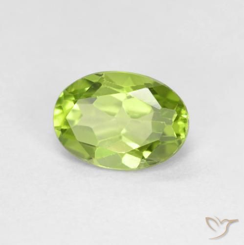 9,17 ctw natürlicher Lebendiges grün Peridot, Oval, VS