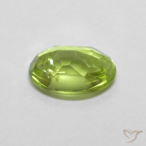 9,17 ctw natürlicher Mittelgrün Peridot, Oval, Transparent