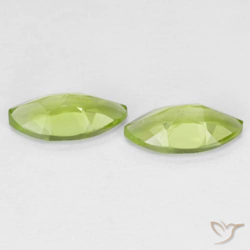 1.27 ct natürliche Lebendiges grün Peridot-Edelsteine, Marquise, VS