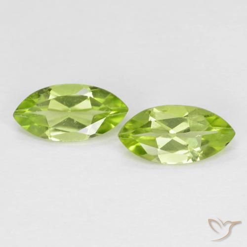 1.15ctw Natürlicher Mittelgrün Peridot, Marquise, VS