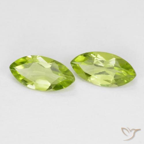 1.11 ct natürliche Mittelgrün Peridot-Edelsteine, Marquise, VS