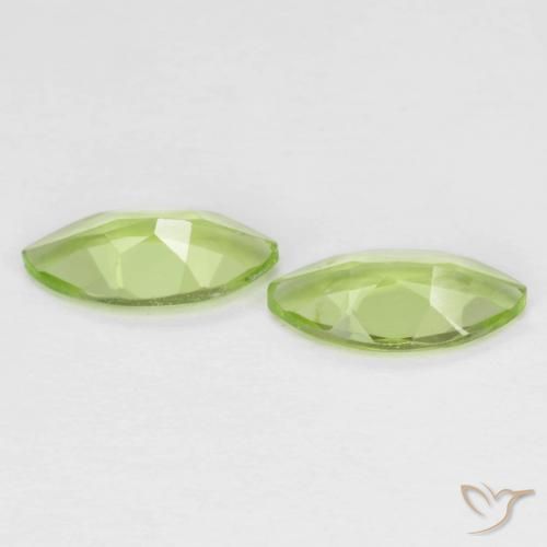 1.09 ct natürliche Leichtes lebendiges Grün Peridot-Edelsteine, Marquise, VS