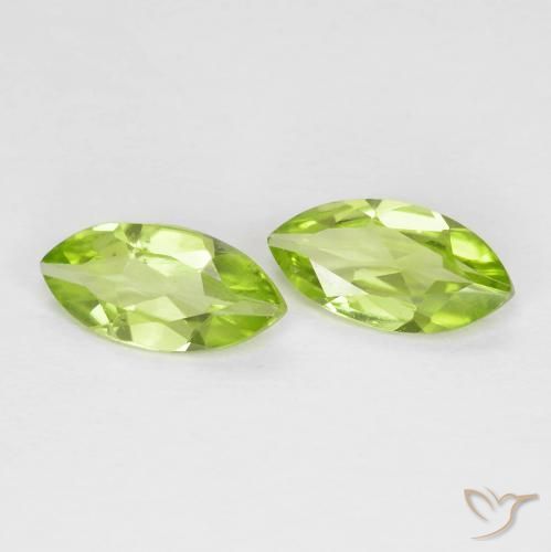1.02 ct natürliche Mittelgrün Peridot-Edelsteine, Marquise, VS