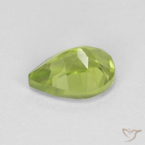 9,17 ctw natürlicher Mittelgrün Peridot, Birnenform, VS
