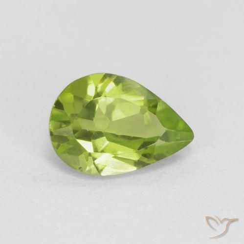 9,17 ctw natürlicher Mittelgrün Peridot, Birnenform, VS