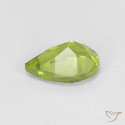 9,17 ctw natürlicher Mittelgrün Peridot, Birnenform, VS