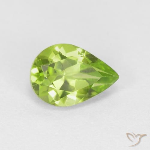 9,17 ctw natürlicher Mittelgrün Peridot, Birnenform, VS