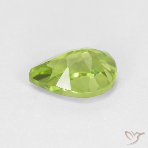 9,17 ctw natürlicher Mittelgrün Peridot, Birnenform, VS