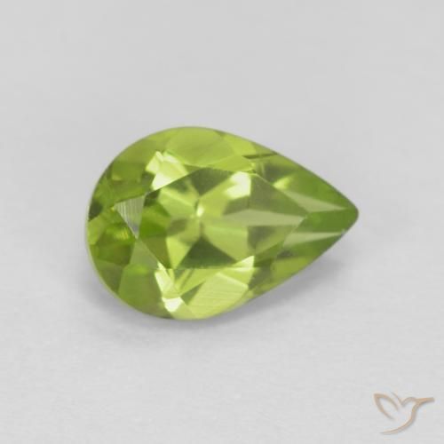 9,17 ctw natürlicher Lebendiges grün Peridot, Birnenform, VS