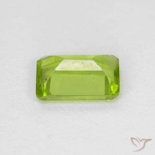 9,17 ctw natürlicher gelblich-grün Peridot, Oktagonschliff, VS