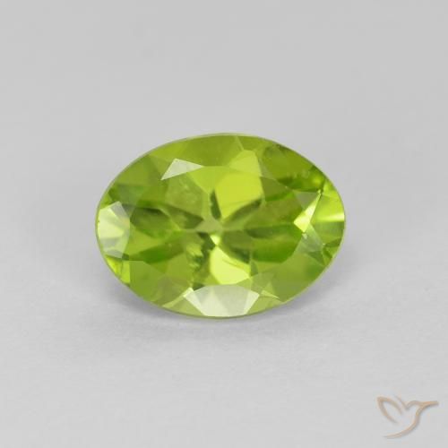 1.16ct Natürlicher Lebendiges grün Peridot, Oval, VS