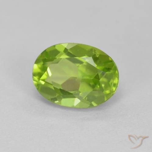 9,17 ctw natürlicher Lebendiges grün Peridot, Oval, VS