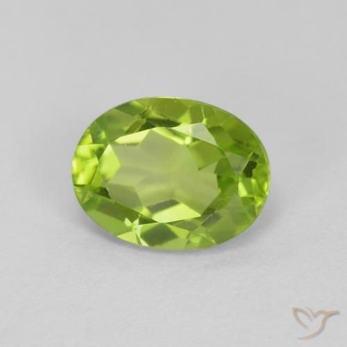 9,17 ctw natürlicher Lebendiges grün Peridot, Oval, VS