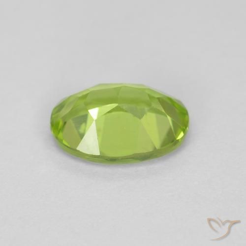 9,17 ctw natürlicher Lebendiges grün Peridot, Oval, VVS-VS