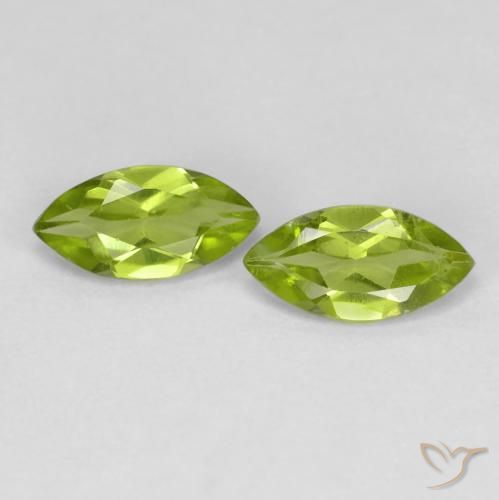 1.09ctw Natürlicher Lebendiges grün Peridot, Marquise, VS