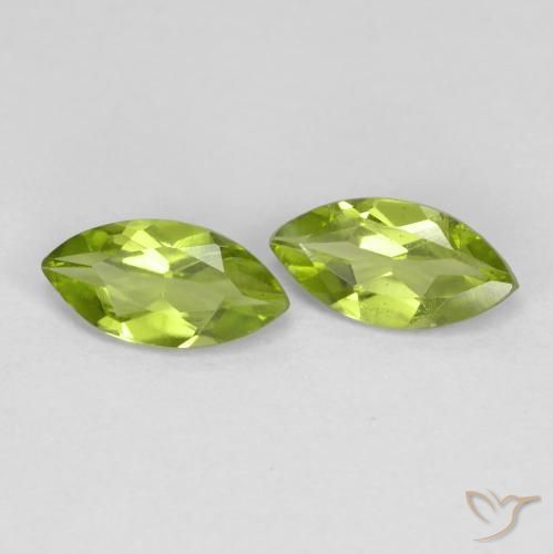 1.09 ct natürliche Lebendiges grün Peridot-Edelsteine, Marquise, VS