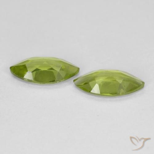 1.09 ct natürliche Lebendiges grün Peridot-Edelsteine, Marquise, VS
