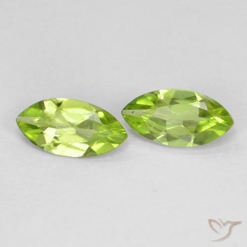 1.10 ct natürliche Mittelgrün Peridot-Edelsteine, Marquise, VS