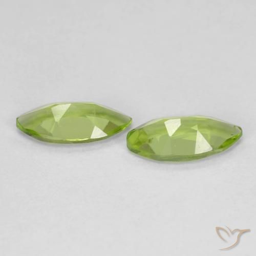 1.10 ct natürliche Mittelgrün Peridot-Edelsteine, Marquise, VS