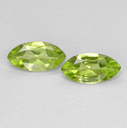 1,20 ct natürliche grüner Peridot-Edelsteine, Marquise, VS