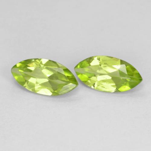 1,20 ct natürliche grüner Peridot-Edelsteine, Marquise, VS