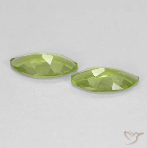 1.14 ct natürliche Mittelgrün Peridot-Edelsteine, Marquise, VS
