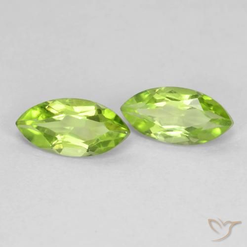 1.26ctw Natürlicher Leichtes lebendiges Grün Peridot, Marquise, VS
