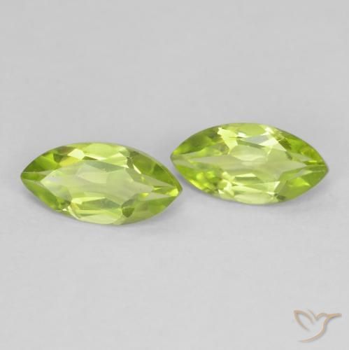 1.15 ct natürliche Lebendiges grün Peridot-Edelsteine, Marquise, VS