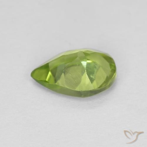 9,17 ctw natürlicher Lebendiges grün Peridot, Birnenform, VS