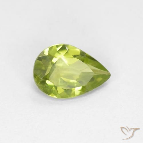 9,17 ctw natürlicher Lebendiges grün Peridot, Birnenform, VS