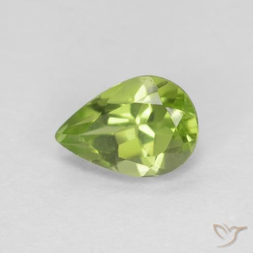 9,17 ctw natürlicher Lebendiges grün Peridot, Birnenform, VVS