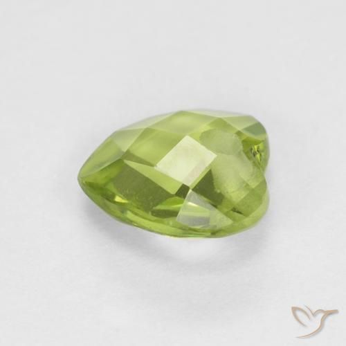 9,17 ctw natürlicher Mittelgrün Peridot, Herz, VS
