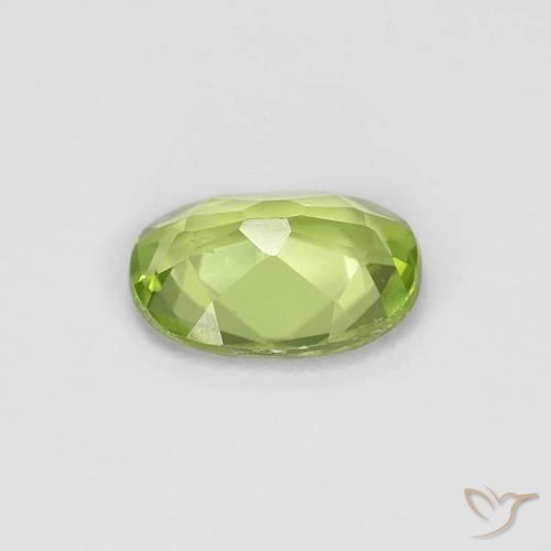 9,17 ctw natürlicher Mittelgrün Peridot, Oval, VVS-VS