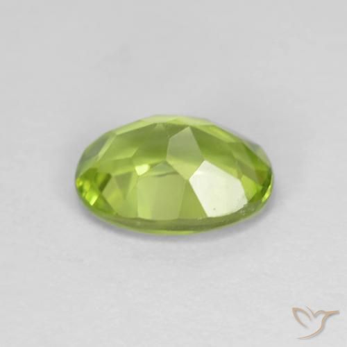 9,17 ctw natürlicher gelblich-grün Peridot, Oval, VS