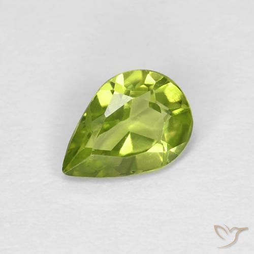 9,17 ctw natürlicher Lebendiges grün Peridot, Birnenform, VVS-VS