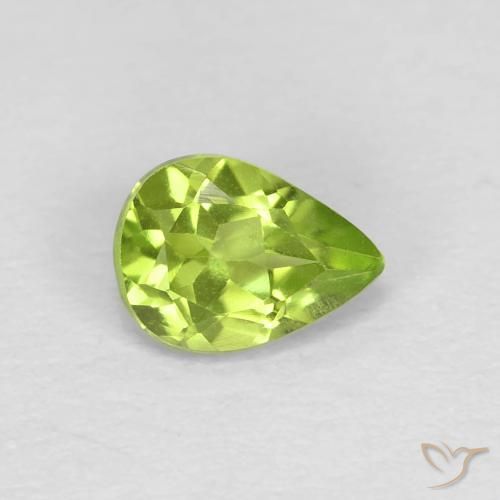 9,17 ctw natürlicher Mittelgrün Peridot, Birnenform, VS