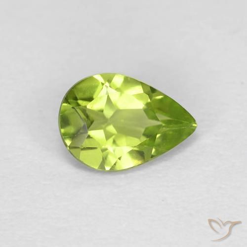 9,17 ctw natürlicher Lebendiges grün Peridot, Birnenform, VS