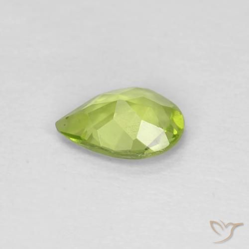 9,17 ctw natürlicher Mittelgrün Peridot, Birnenform, VS