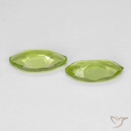 1.15 ct natürliche Leichtes lebendiges Grün Peridot-Edelsteine, Marquise, VVS-VS