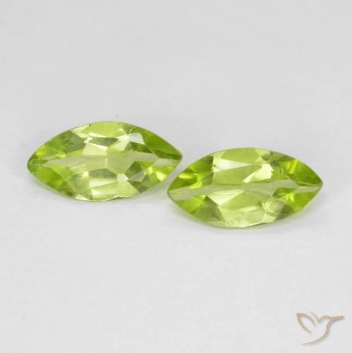 1.00ctw Natürlicher hellgrün Peridot, Marquise, VVS-VS