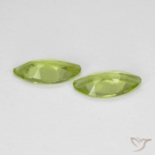 1.00 ct natürliche hellgrün Peridot-Edelsteine, Marquise, VVS-VS