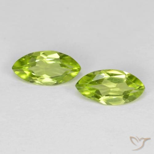 1.15ctw Natürlicher hellgrün Peridot, Marquise, VVS-VS